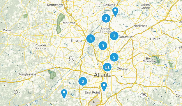 Atlanta, Georgia Map