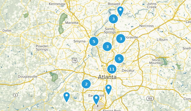 Atlanta, Georgia Map