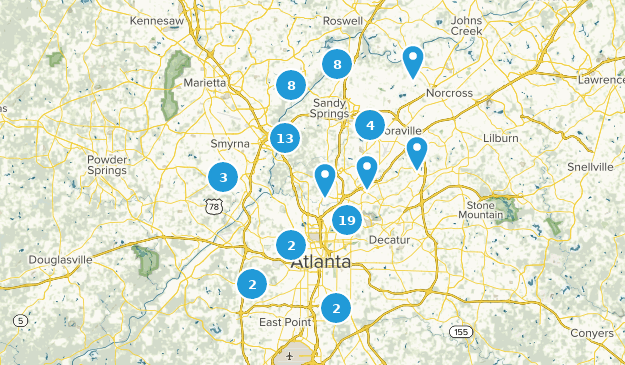 Atlanta, Georgia Map