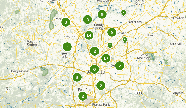 Atlanta, Georgia Map
