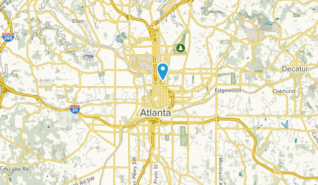 Atlanta Station Number 4 Fire Station, Georgia Map
