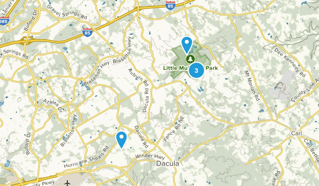 Auburn, Georgia Map