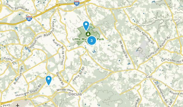 Auburn, Georgia Map