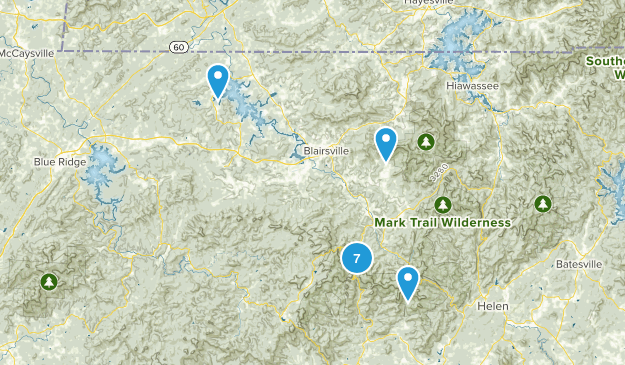 Blairsville, Georgia Map