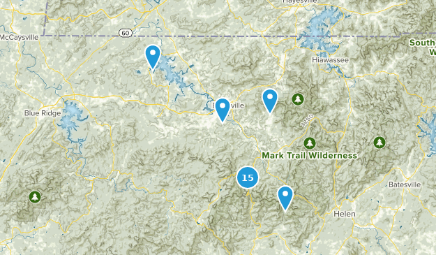 Blairsville, Georgia Map