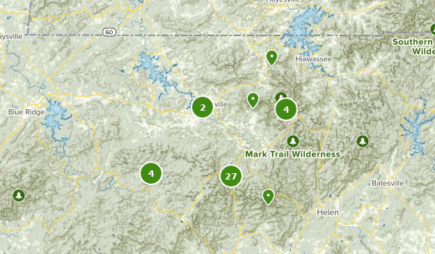 Blairsville, Georgia Map