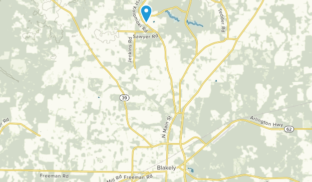 Blakely, Georgia Map