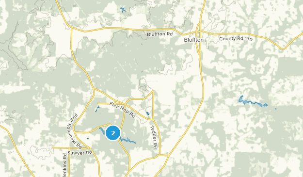 Bluffton, Georgia Map