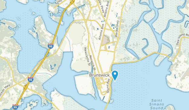 Brunswick, Georgia Map