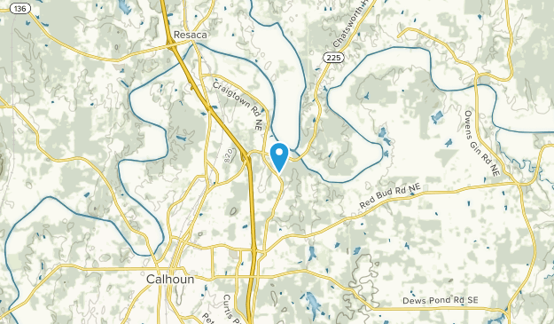 Calhoun, Georgia Map
