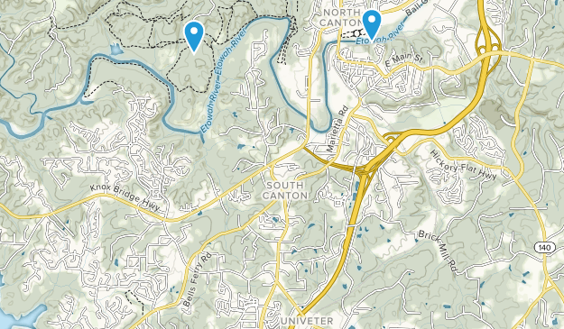 Canton, Georgia Map