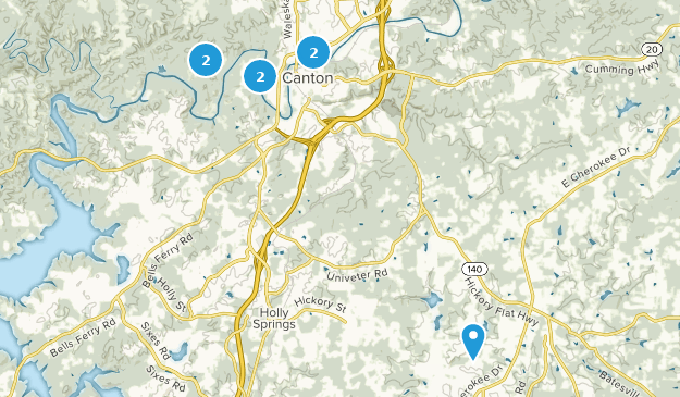 Canton, Georgia Map