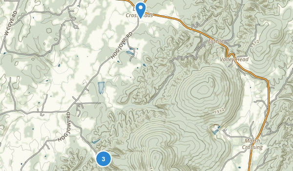 Chickamauga, Georgia Map