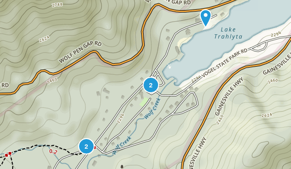 Choestoe, Georgia Map