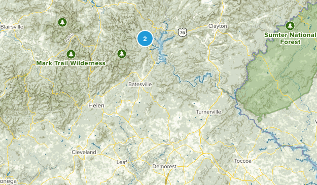 Clarkesville, Georgia Map