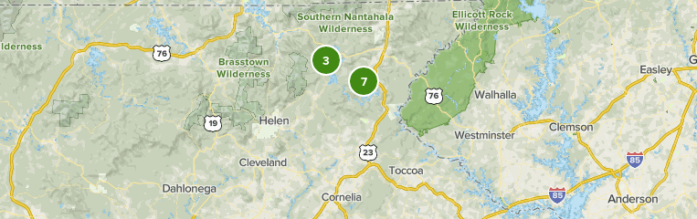 Map Of Clarkesville Georgia