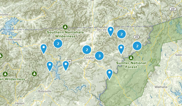 Clayton, Georgia Map