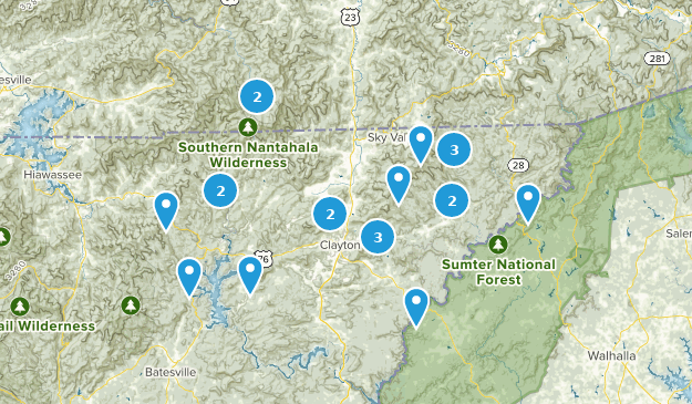 Clayton, Georgia Map