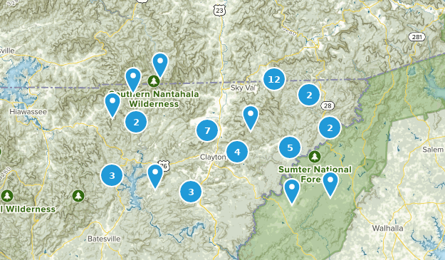 Clayton, Georgia Map
