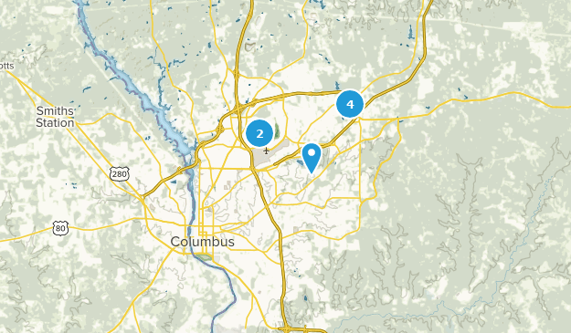 Columbus, Georgia Map