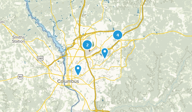 Columbus, Georgia Map