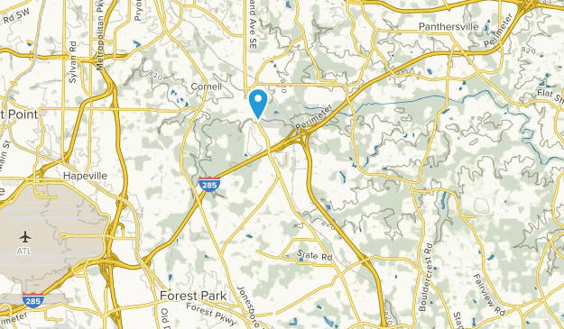 Conley, Georgia Map