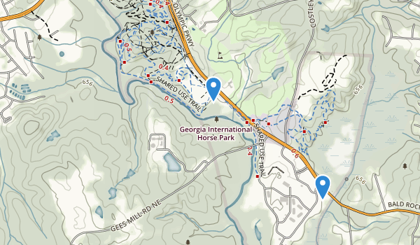 Conyers, Georgia Map