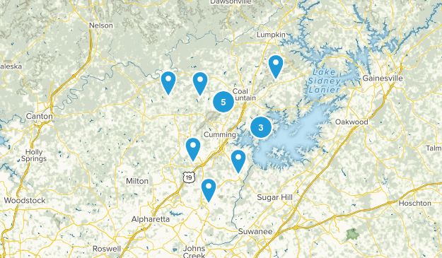 Cumming, Georgia Map
