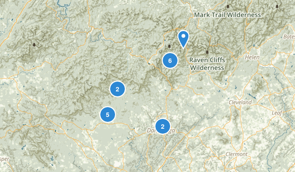 Dahlonega, Georgia Map