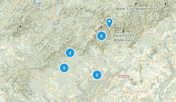 Dahlonega, Georgia Map