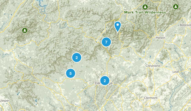 Dahlonega, Georgia Map