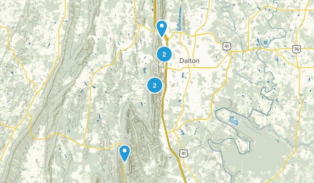 Dalton, Georgia Map