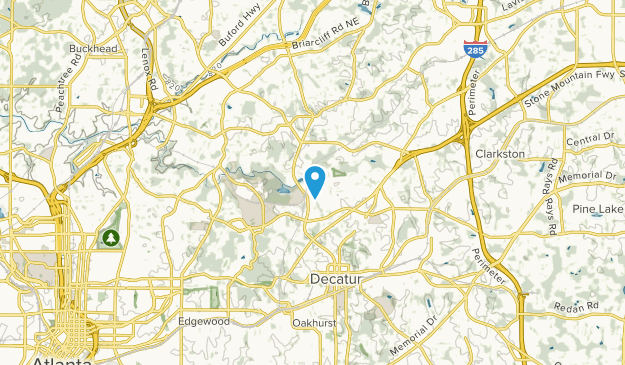 Decatur, Georgia Map