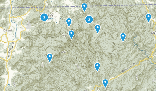 Dillard, Georgia Map
