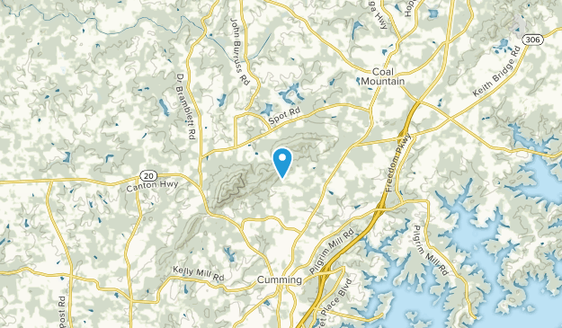 Dunn, Georgia Map