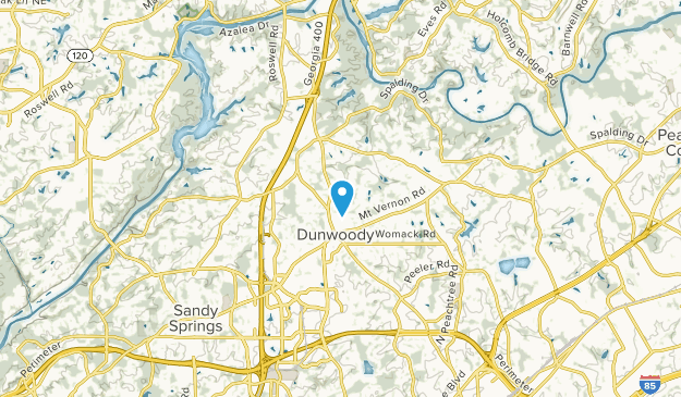 Dunwoody, Georgia Map