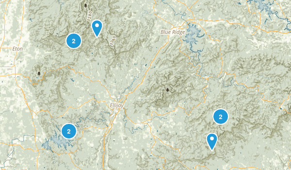 Ellijay, Georgia Map