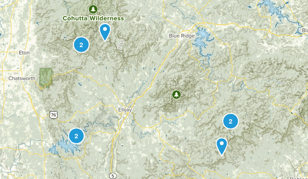 Ellijay, Georgia Map