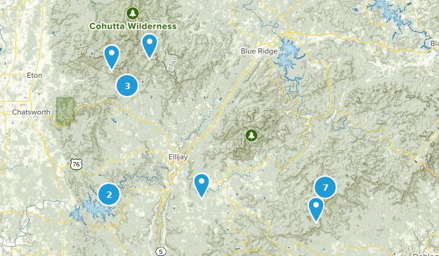 Ellijay, Georgia Map