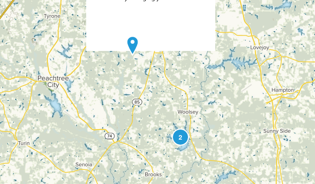 Fayetteville, Georgia Map