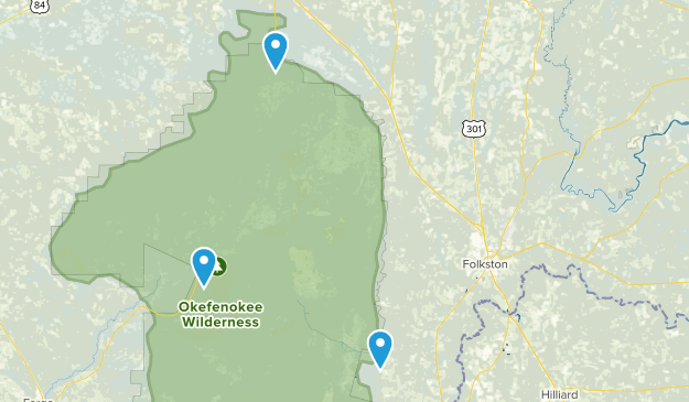 Folkston, Georgia Map