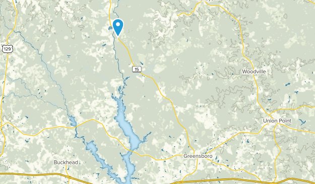 Greensboro, Géorgie Map