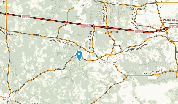 Grovetown, Georgia Map