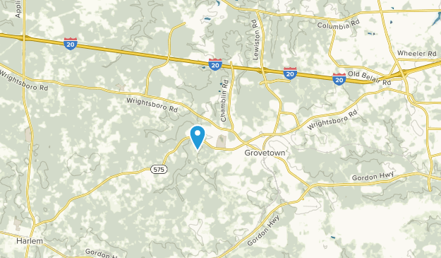 Grovetown, Georgia Map