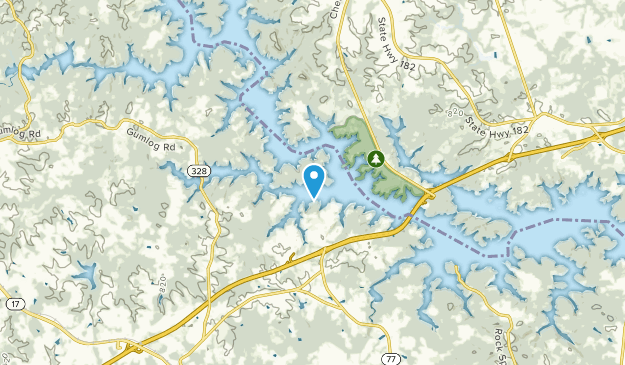 Gumlog, Georgia Map