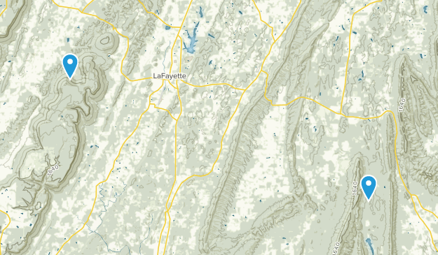 LaFayette, Georgia Map