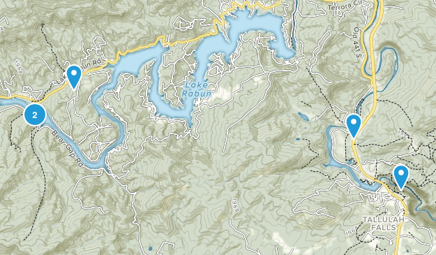 Lakemont, Georgia Map