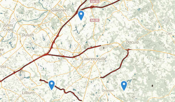 Lawrenceville, Georgia Map