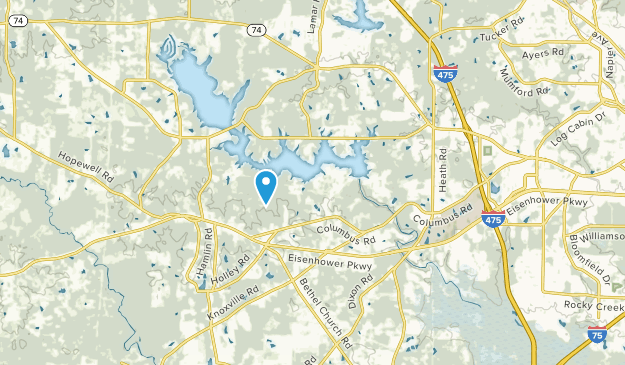 Lizella, Georgia Map