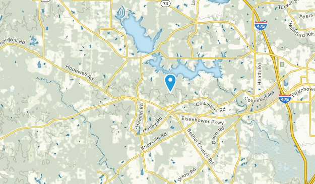 Lizella, Georgia Map